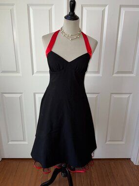 1950's Vintage Retro Style Rockabilly Swing Dress Costume with Accessories
